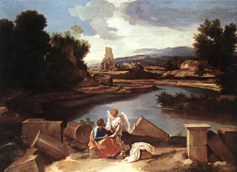 Paysage avec saint Matthieu et l